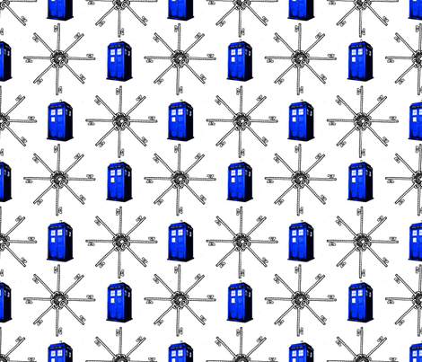 tardis_key fabric by fentonslee on Spoonflower - custom fabric