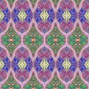 Shine On You Crazy Diamond (zig zag cheater quilt)