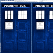 Doctor Who Inspired TARDIS Police Box Pillow Project