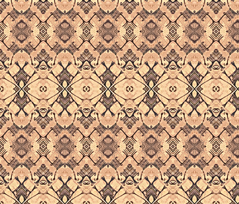 Pygmy Bark Cloth-variation 1 fabric by susaninparis on Spoonflower - custom fabric