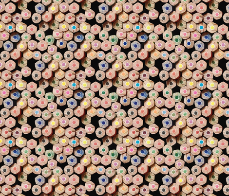 pencil stack fabric by kociara on Spoonflower - custom fabric