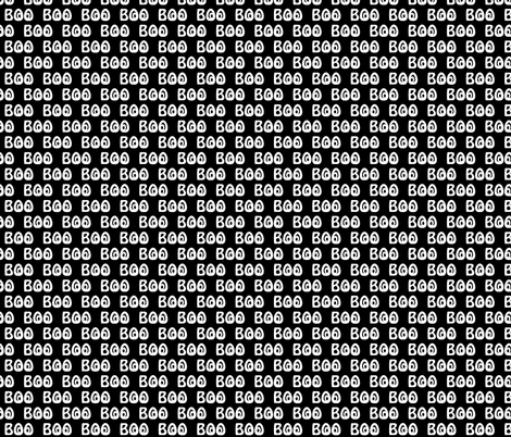 Boo - small print fabric by designtrends on Spoonflower - custom fabric