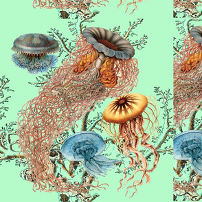 jellyfish and octopus bags