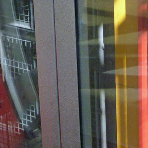 Looking down the Elevator Shaft, Pompidou Center, Paris - 2