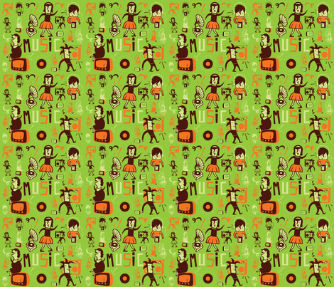 Evergreen fabric by lien_geeroms on Spoonflower - custom fabric