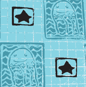 Jellyfish+Stars-turqblkwht
