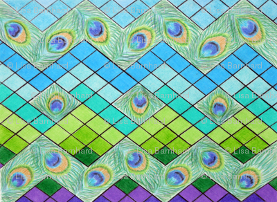 Zig-Zag Peacock