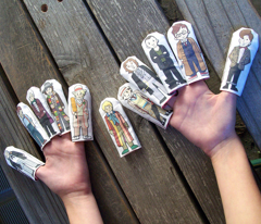 Doctor Who Inspired Finger Puppets