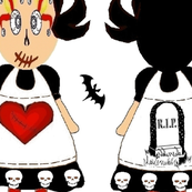 ZOMBIE NURSE LITTLE SISTER CUT & SEW DOLL
