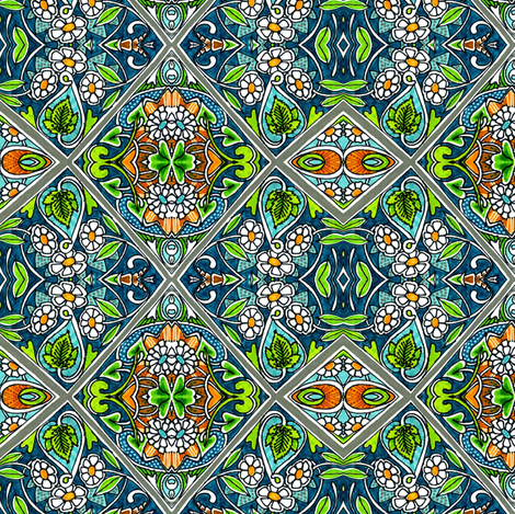 The Meadow of Life fabric by edsel2084 on Spoonflower - custom fabric