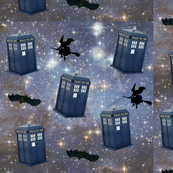 Halloween Tardis in Space