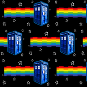 Nyan Rainbow TARDIS, Doctor Who Inspired