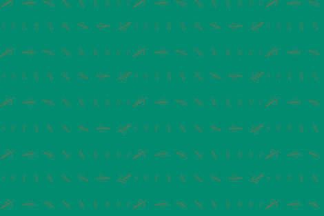 Orange Vein on Green fabric by schizoclectic on Spoonflower - custom fabric