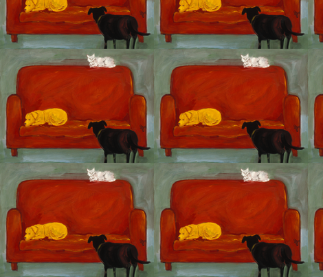 pets at home fabric by juliannjones on Spoonflower - custom fabric