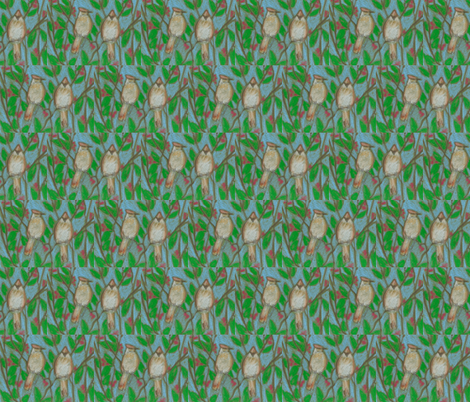 cedar waxwings fabric by juliannjones on Spoonflower - custom fabric