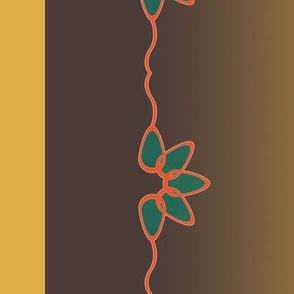 Half Flower Design