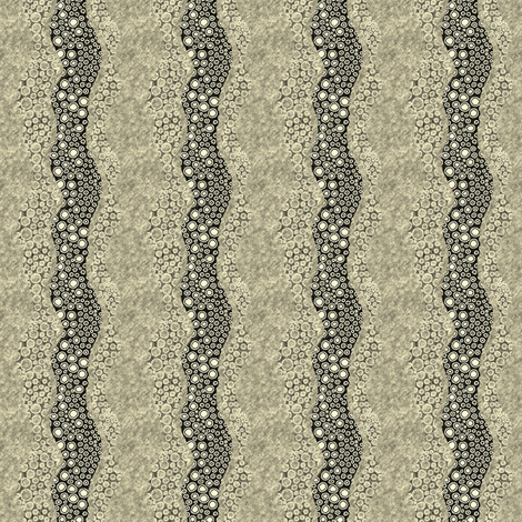Sketchydots: Wave - Antique Yellow