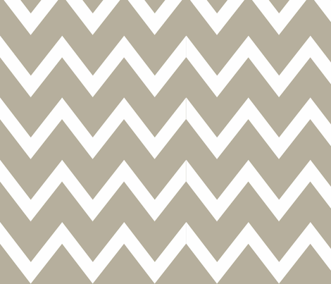 Natural Chevron fabric by designedtoat on Spoonflower - custom fabric
