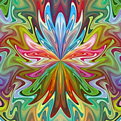 Jugendstil floral design