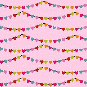 Bunting Hearts