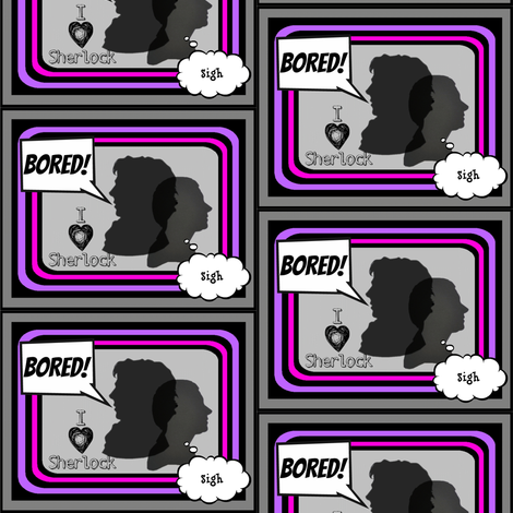 BORED! fabric by marchhare on Spoonflower - custom fabric