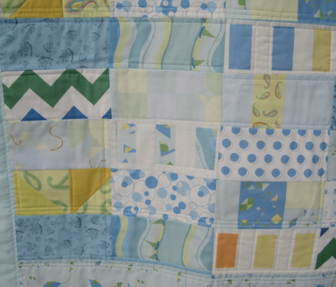 mariners sextant ditsy sky blue 