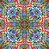 Indian tribal dress pattern
