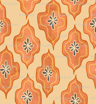 dappled lozenge - saffron
