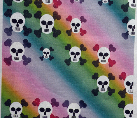 Rainbow of skulls