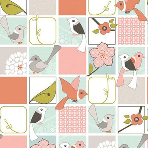 Wake Up Call - Quilt Block