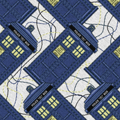 The embroidered blue box