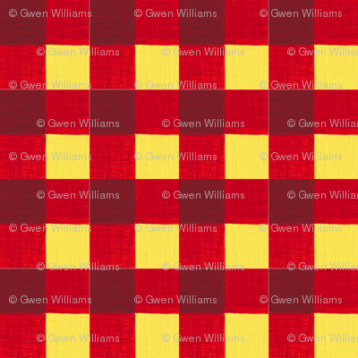 red gingham