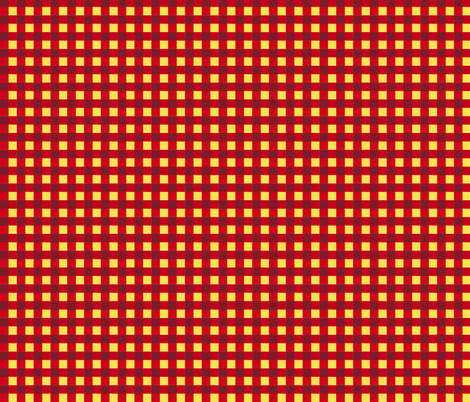 red gingham fabric by mojiarts on Spoonflower - custom fabric