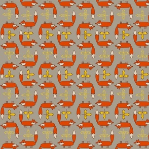 Friendly Fall Foxes