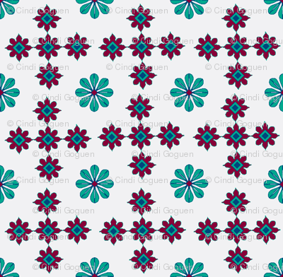 daisy tile too: daisy in the middle