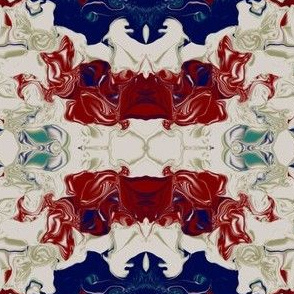 Waves of Color Mirrored