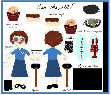 Bon Appetit my Love fabric by paragonstudios on Spoonflower - custom fabric
