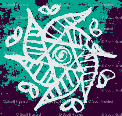Tribal Star turquoise