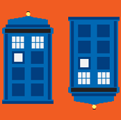 TARDIS orange