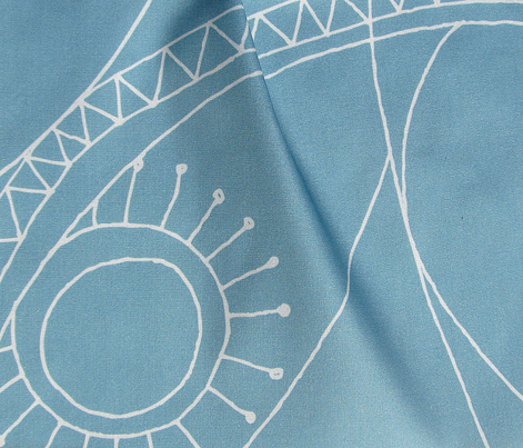 Cosmic Chatter - Blue and Soft White