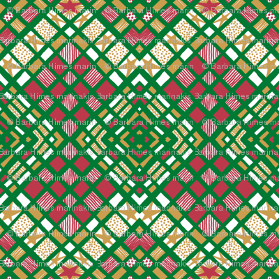 Diamond Plaid Xmas