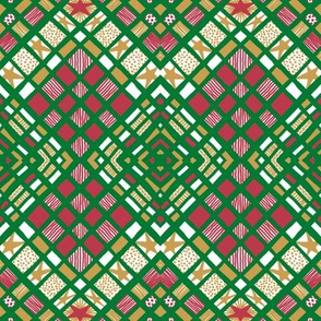 Diamond Plaid Xmas