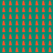 Mass Extermination teal and orange