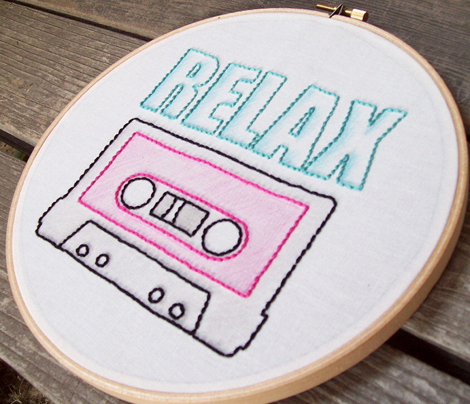 80s embroidery to the max