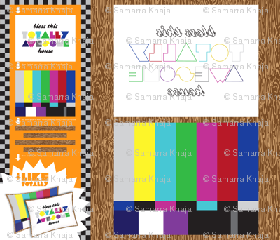 "Bless This TOTALLY AWESOME House" Pillow Kit