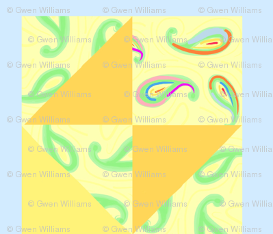 pastel paisleys blue quilt 2