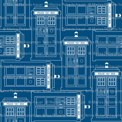 Tardis blueprint tesselation