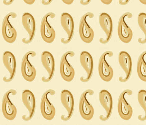 paisleys taupe fabric by mojiarts on Spoonflower - custom fabric