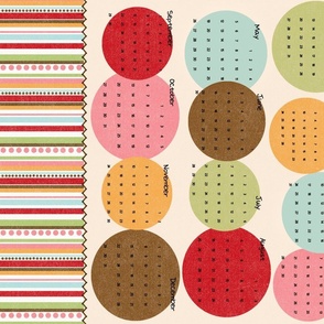Two Thousand Thirteen Tea Towel Calendar