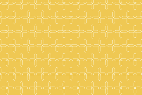 lattice_star_fall_yellow fabric by bexcaliber on Spoonflower - custom fabric